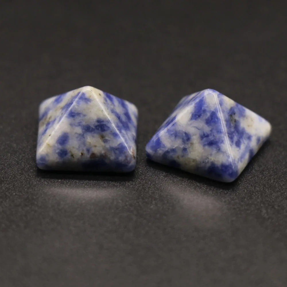 Pyramid Gemstone Natural Stone Crystal Quartz Healing Crystal Home Office Decor Crafts Polished Healing Stone Gift