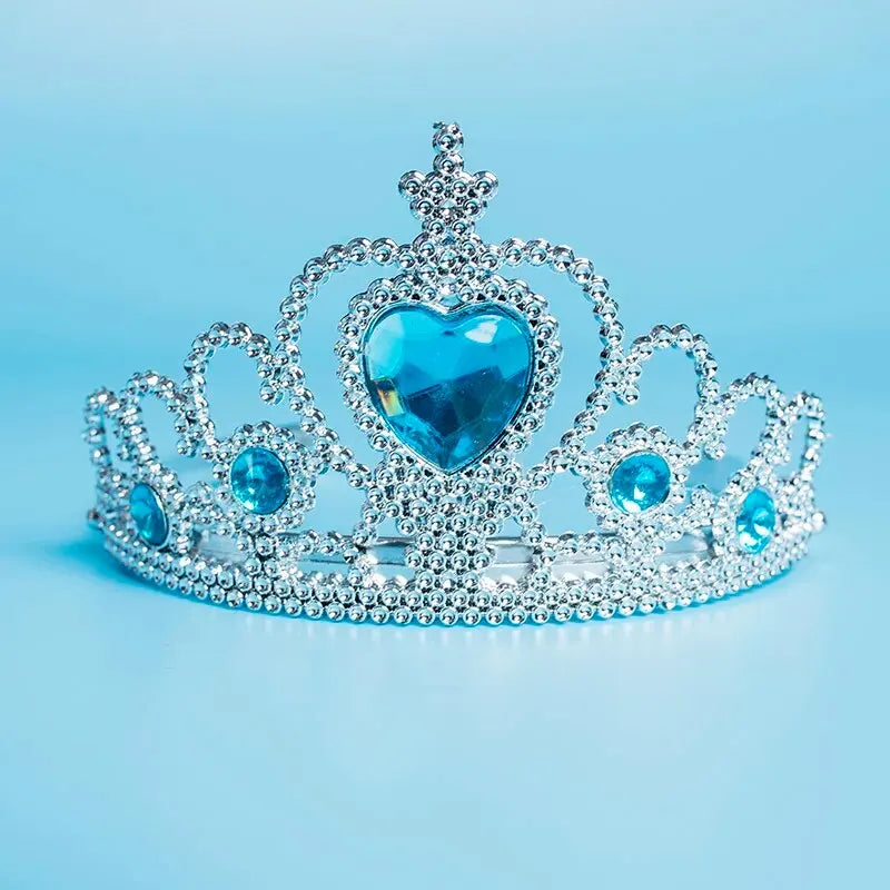 Elsa Baby Accessories Crown Magic Wand Gloves Hair Accessories Halloween Carnival Party Costume Cosplay Accessories