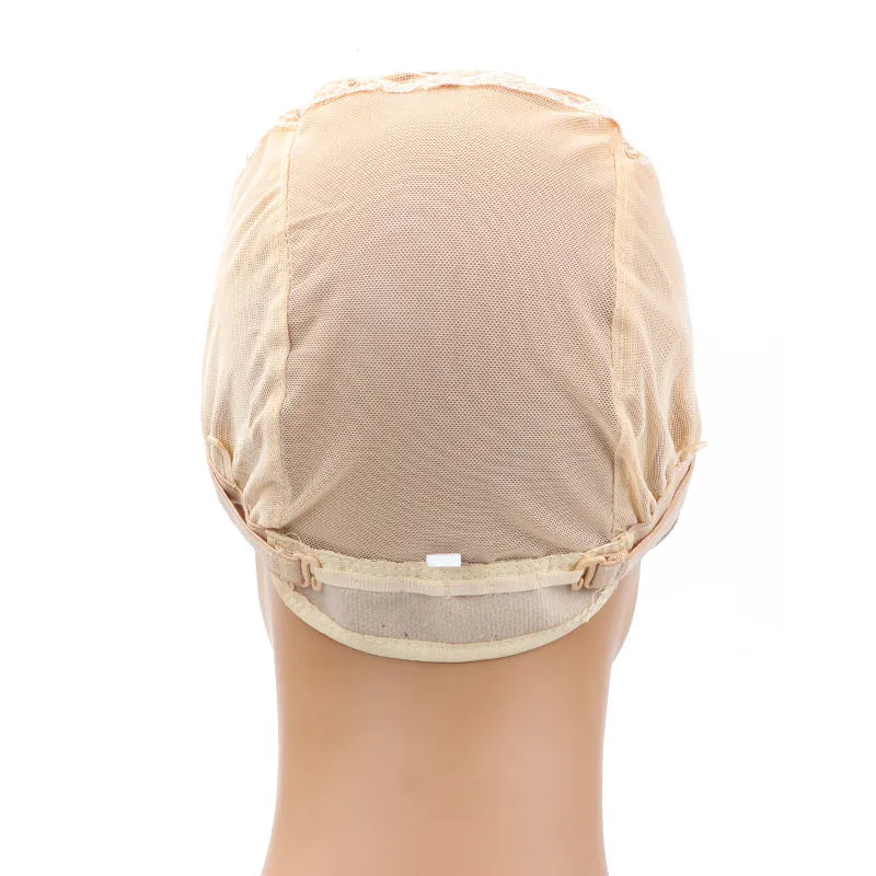 Lace Front Wig Cap For Making Wigs with Adjustable Strap Glueless Swiss Lace Net Weaving Cap to Make Wigs with Closures Frontals