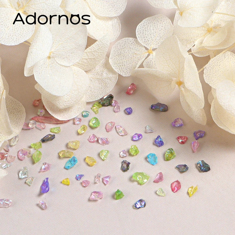 Irregular Crystal Broken Glass Stones Colorful 3D Epoxy Resin Mold Filling Crushed Stones Handmade DIY Resin Jewelry Accessories