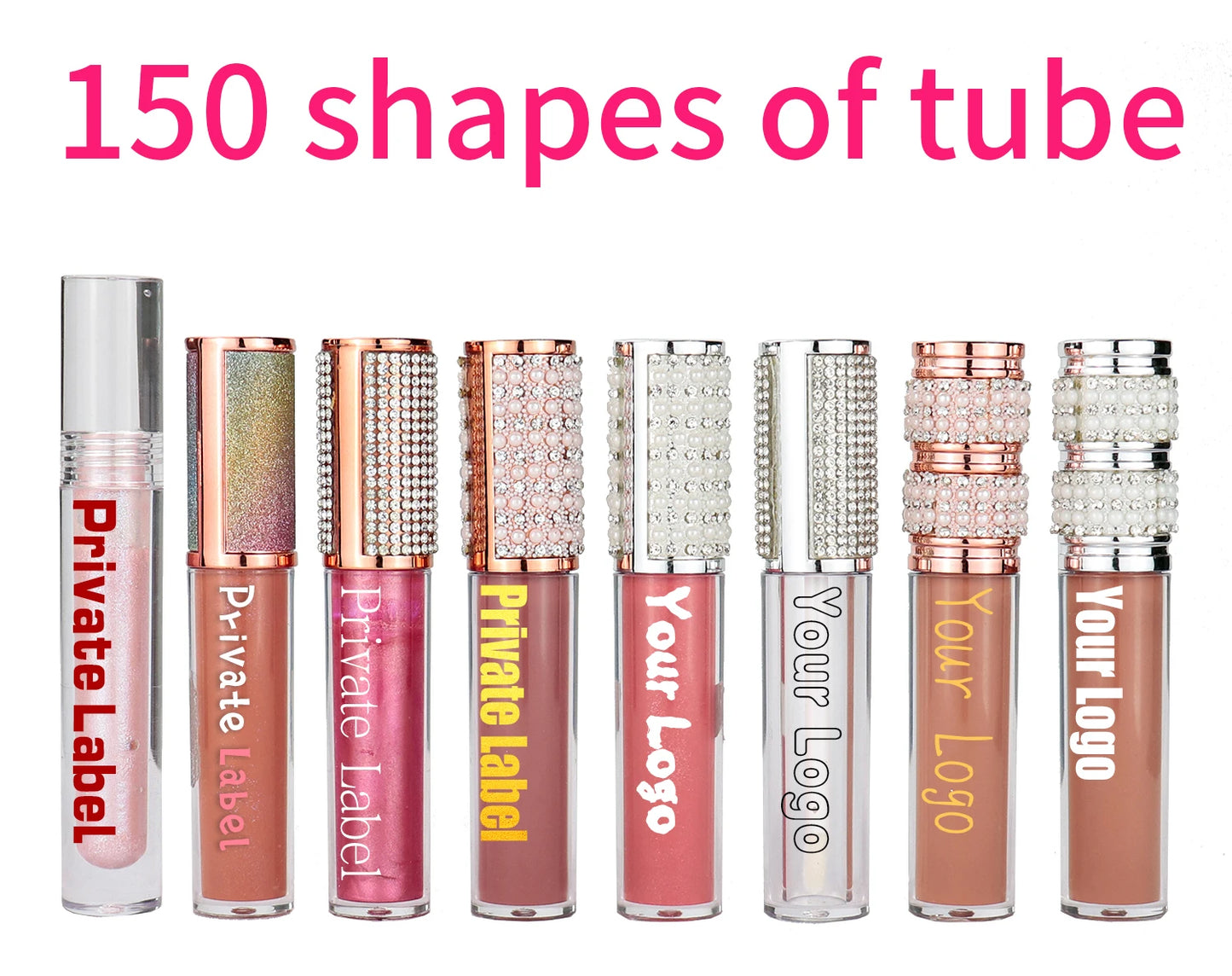 Lip Gloss with Led Light and Mirror Private Label Lipstick Liquid Shiny Colors P42 P43 P90 P143