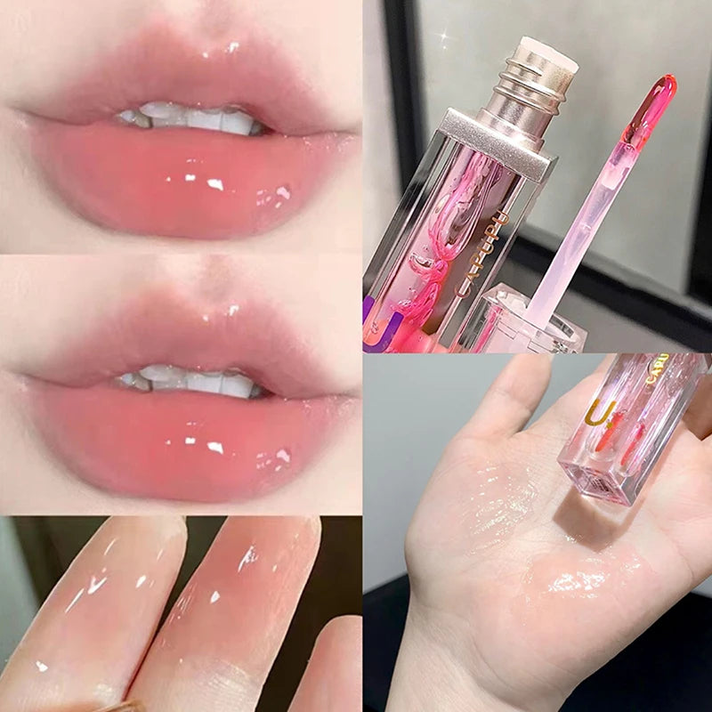 Lip oil Moisturizing Long-lasting Lip Gloss Transparent Fade Lip line Lipstick Base High appearance level beep lips