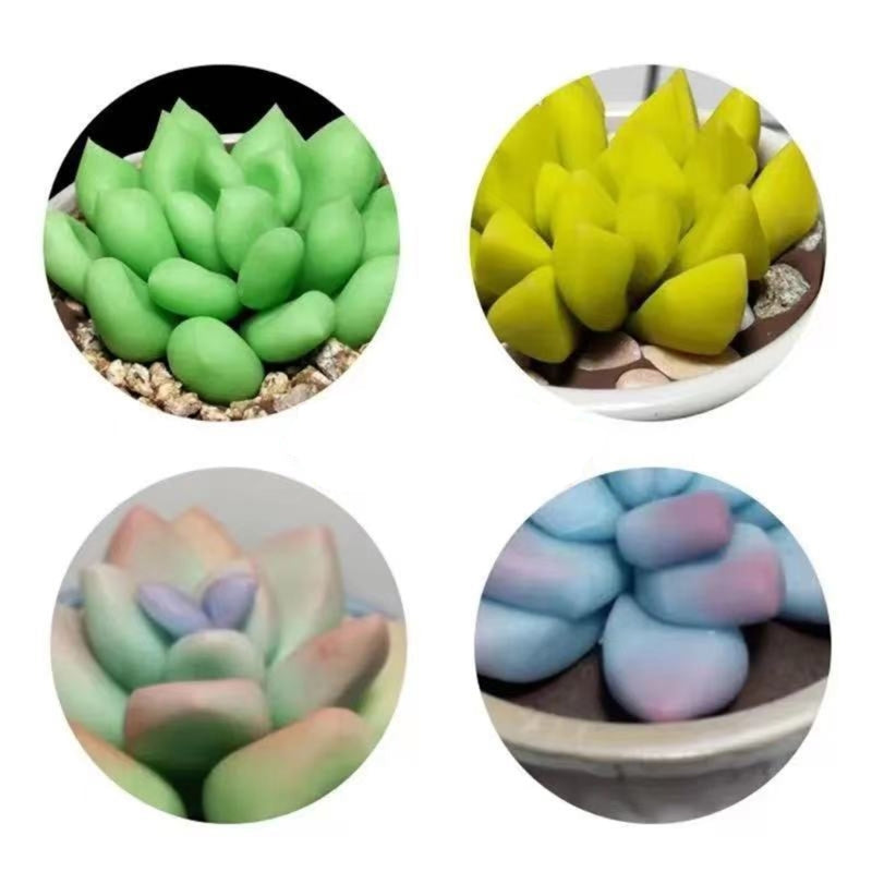 Crystal Resin Clay Jewelry Modeling Flower Making Material Cold Porcelain Clay Translucent Non-baked Soft Pottery Dropship