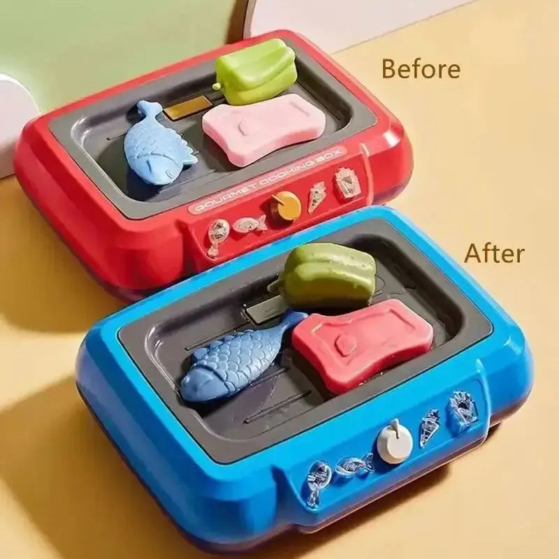 DIY Kitchen Cooking toy Set with 20pcs Multi-functional Induction Children's Play House Food Toys for Parent-child fuuny Gifts