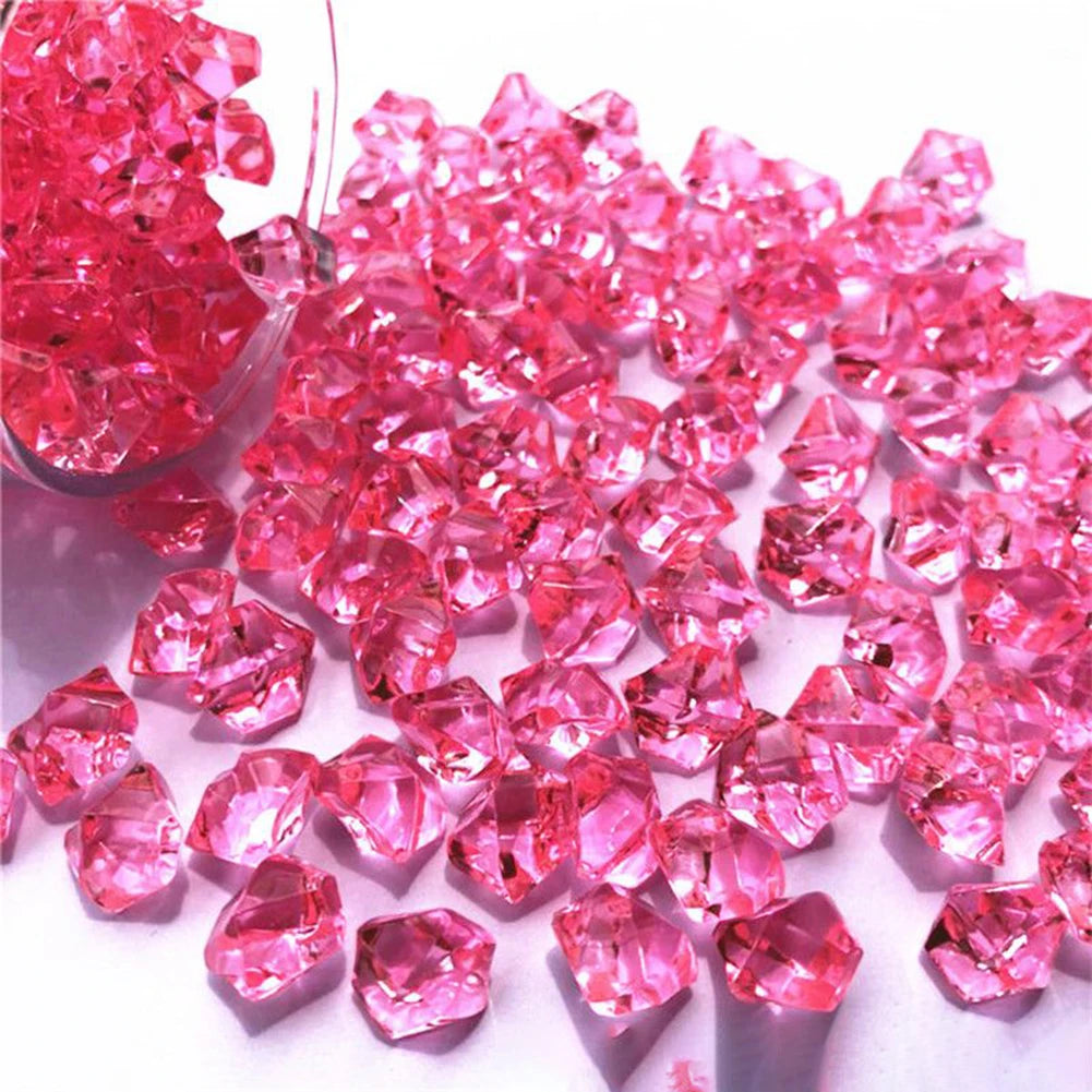 Crystals Plastic Gems Home and Decoration Ice Particles Colored Stones Children's Jewelry Crystal Diamond Toys Crafts