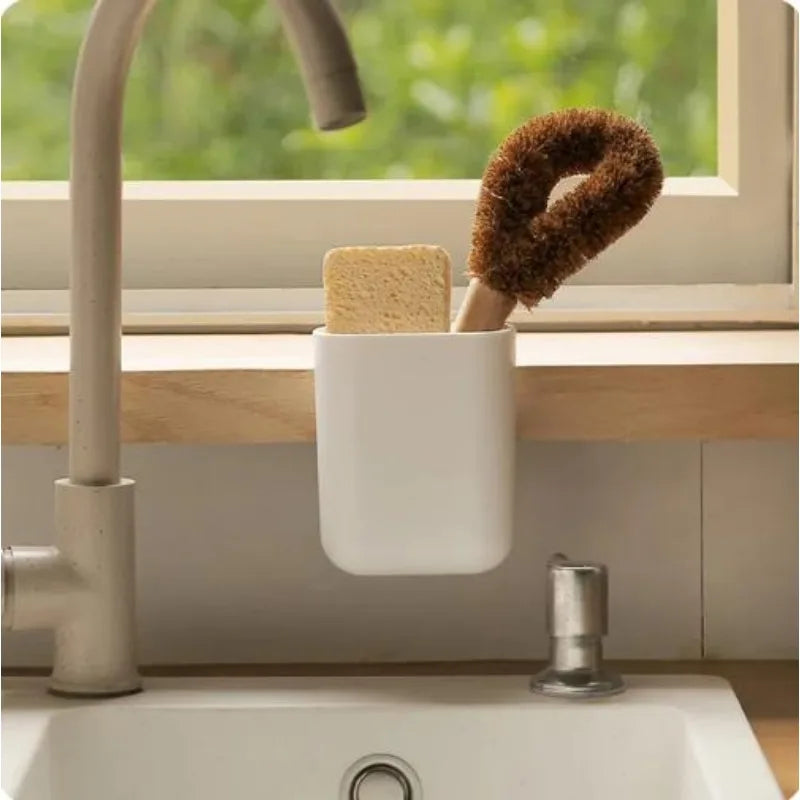 Bathroom waterproof wall-mounted toothbrush holder without punch Comb makeup brush plastic case household items