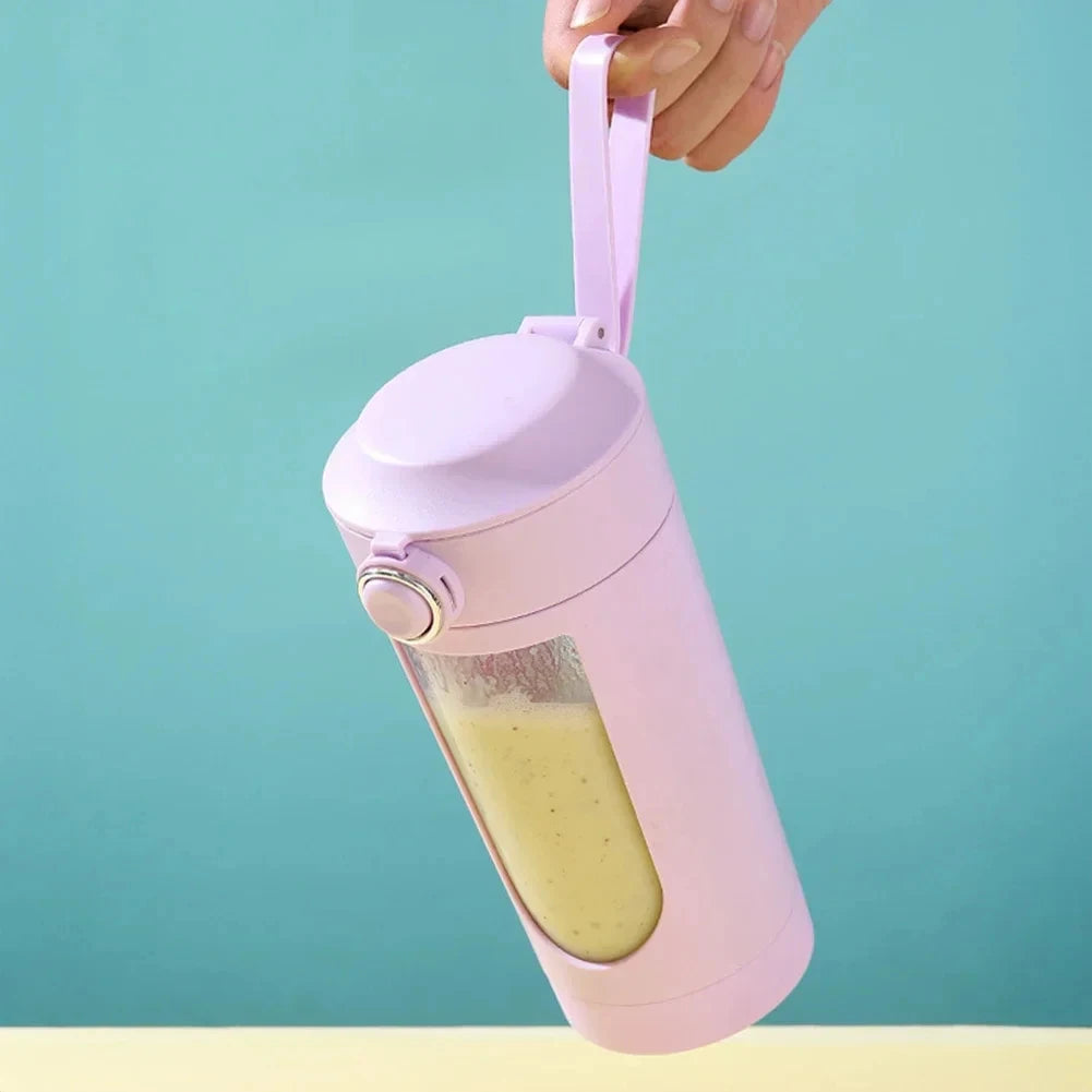 Stainless Steel Electric Blenders 700ml Juice Maker Blender 12 Leaves Strong BPA-free Smoothies/Ice Fruits/Nuts Blender Bottle