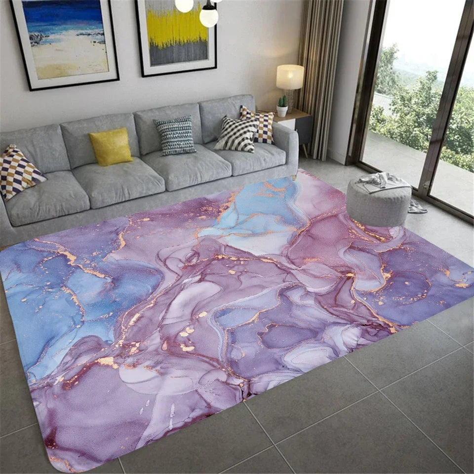Home Mats Marble Carpets Living Room Bedroom Entrance Doormat Floor Mats Carpets Anti-Slip Mat Rugs Balcony Rug Bedroom Decor