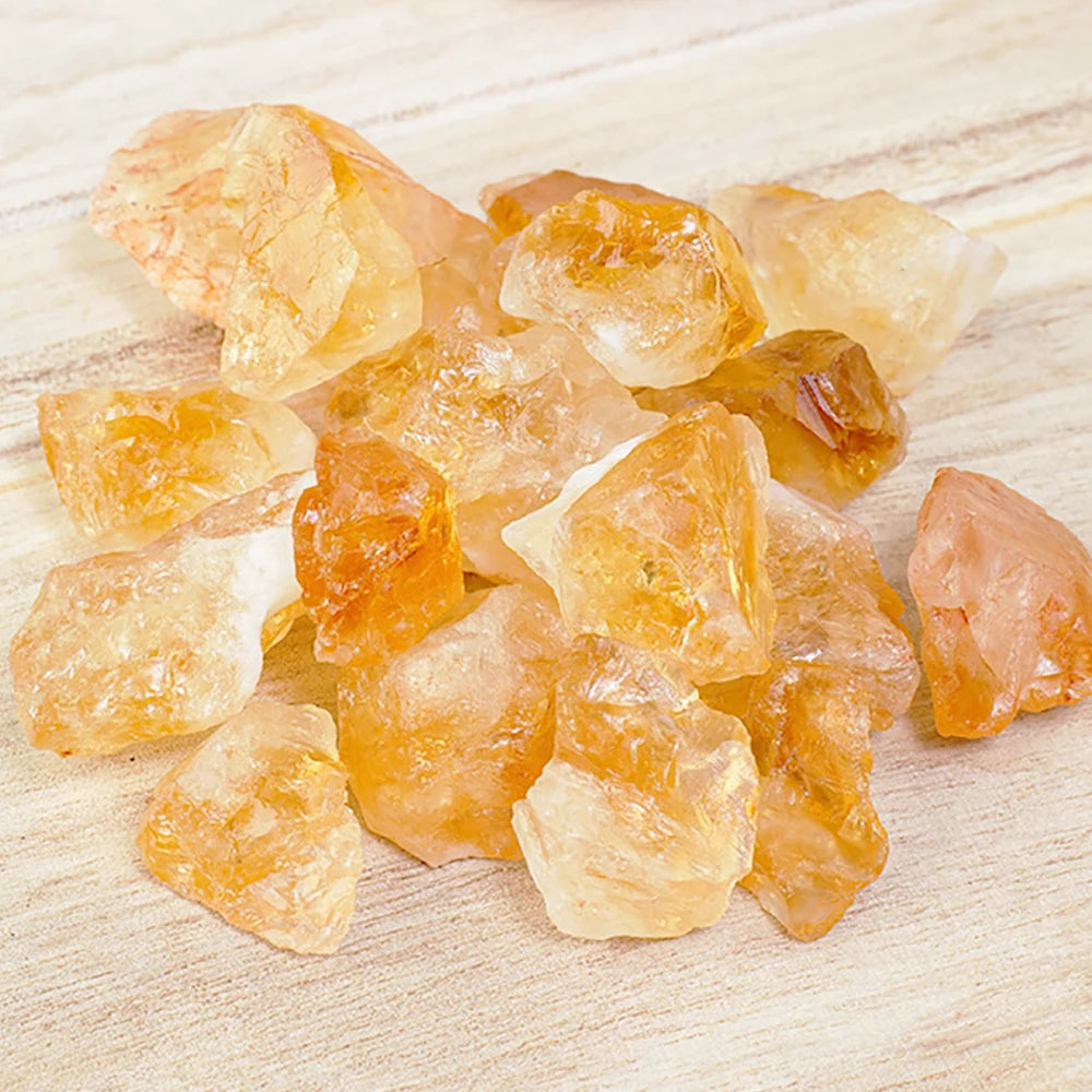 Natural Citrine Crystal Stones Minerals Landscape Rock Specimen Mineral Decorative Bulk Irregular Shape Raw Stone Home Decor