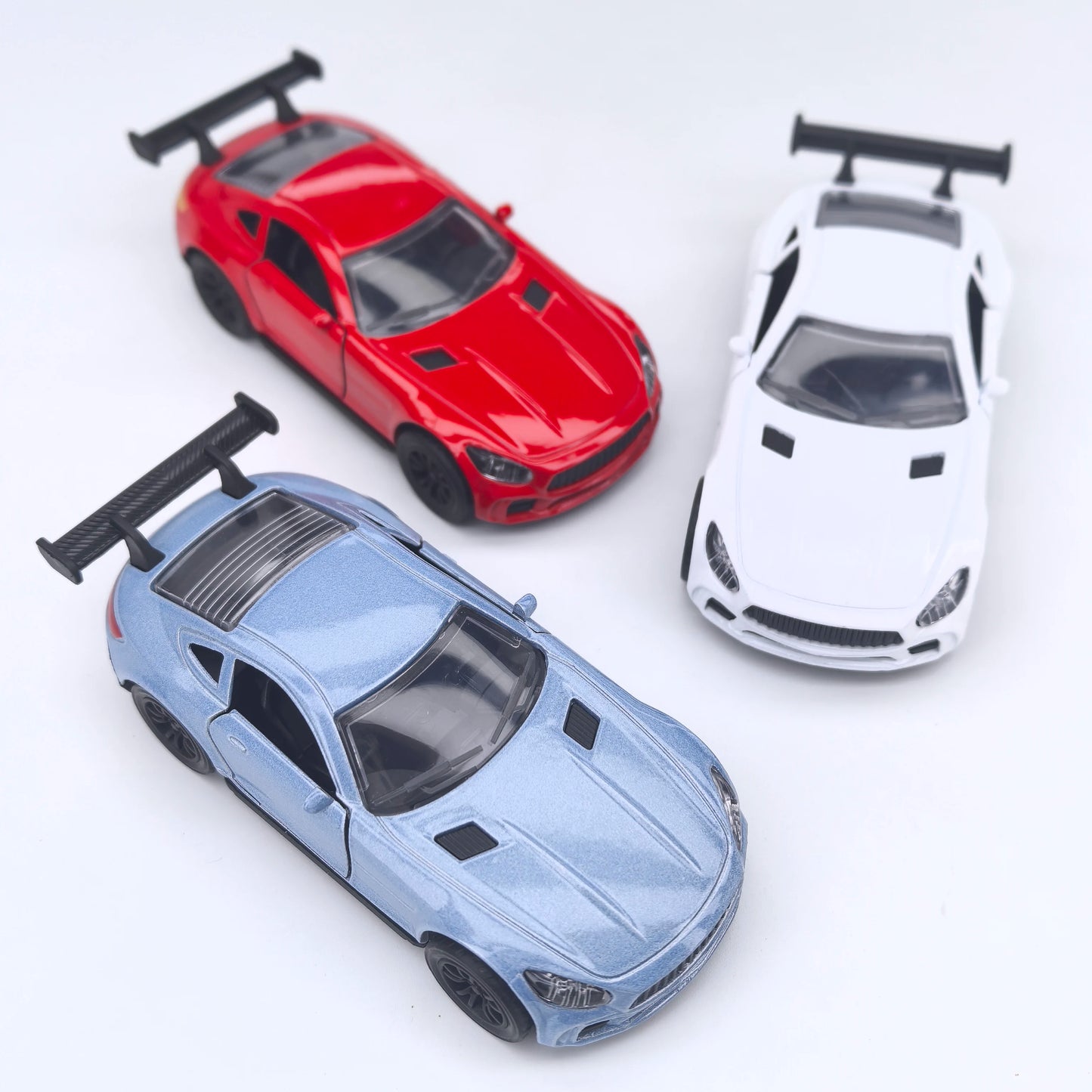 Children's alloy sports car models, toy cars for boys and babies, inertia toy cars with openable doors, racing cars, new toys