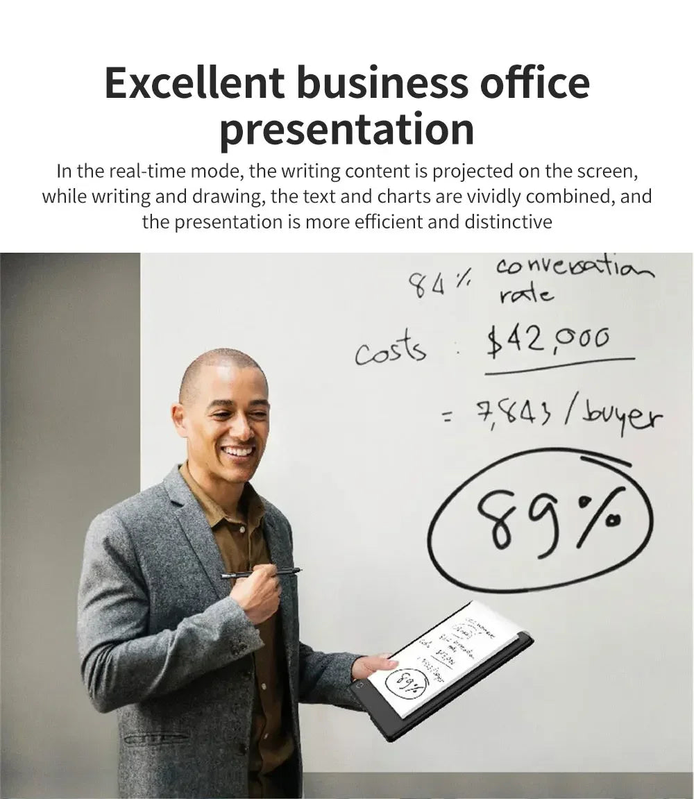 10 inch Smart Digital Board Graffiti Painting Pad Board Art Work Office Creative Smart  Bluetooth Notebook Writing Board