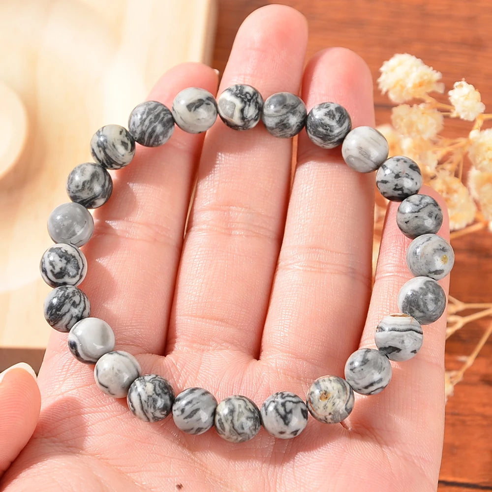 Healing Crystal Bracelet - A Stone Bracelet That Relieves Anxiety, Reduces Stress, and Calms, A Gift for Early Recovery