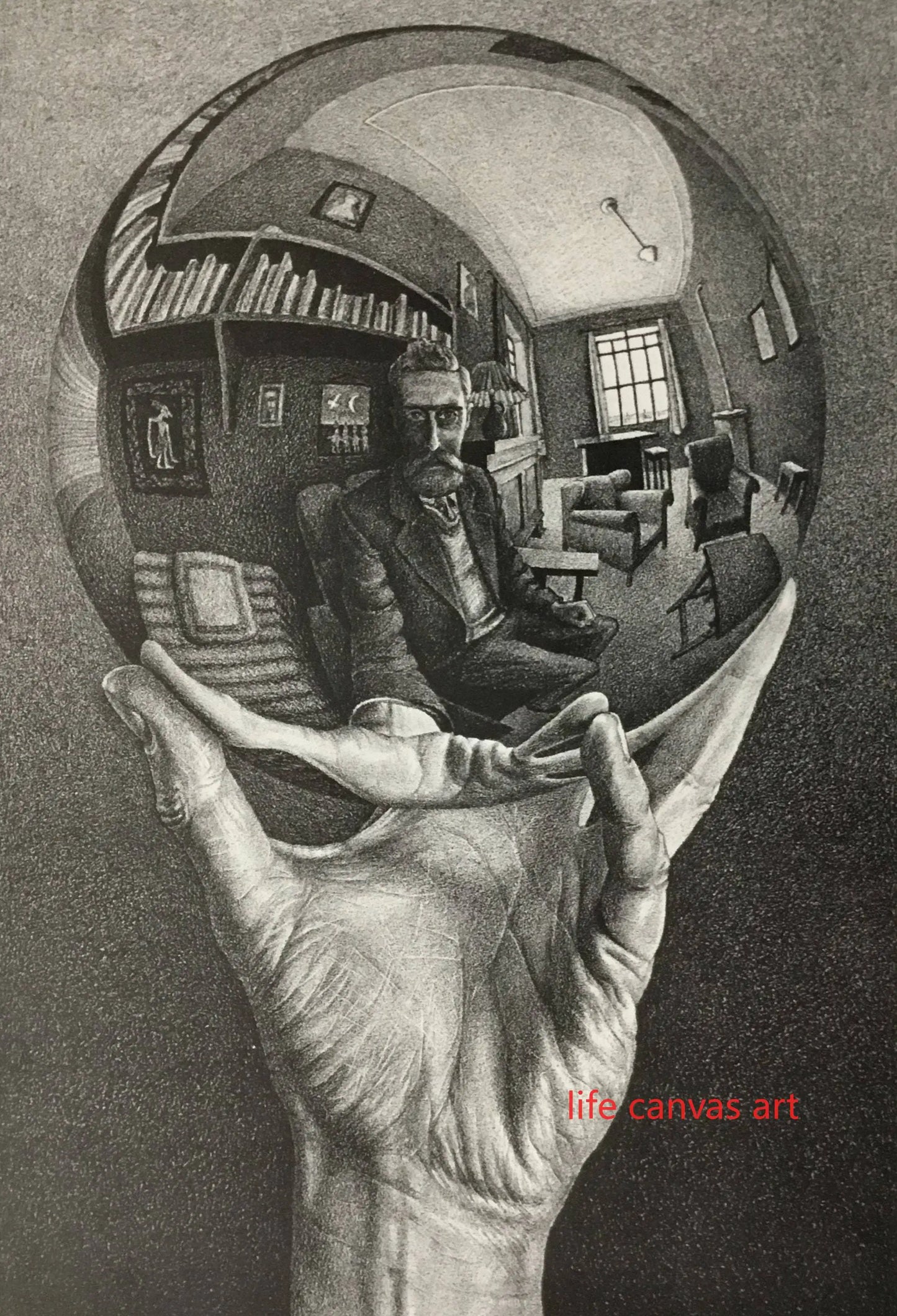 Abatract Style Artworks M.C. Escher MC Escher Eyes Rind Art Poster Canvas Painting Wall Prints Picture Living Room Home Decor