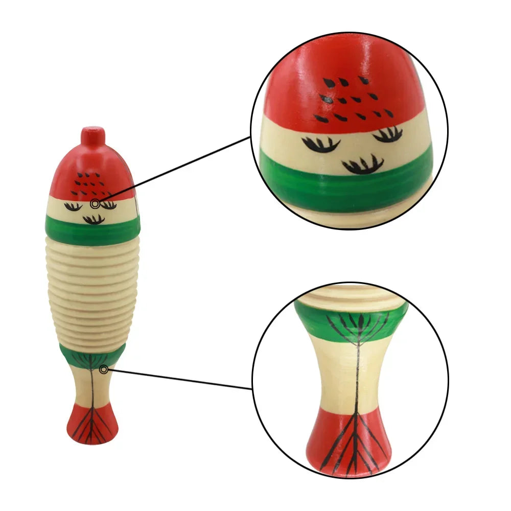 Wooden Fish Toy Game Orff Percussion Musical Instrument Toddler Music Learning Children's Christmas Gifts Baby Educational Toys