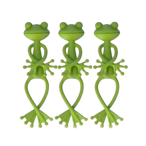 1/3/5 Pcs Frog Plant Stand Plant Tie Cute Flower Pot Hugger Plant