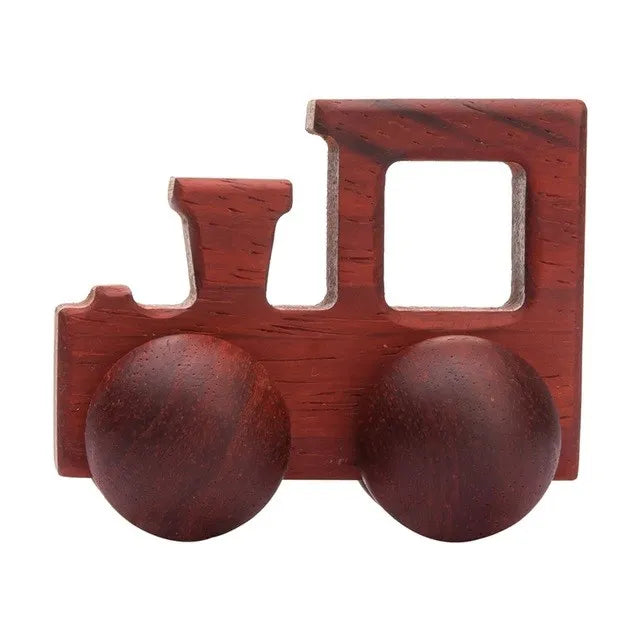 Wooden Cars Toys Maple Diy Crafts for Students Home Activities Montessori Grasping Teething Toy Newborn Birthday Gift Wood Block