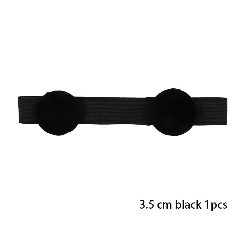 1Pcs Edge Melt Band For Lace Wigs With Ear Puff  Adjustable Elastic Headband With Ear Protector Wig Band With Ear Covers Purple