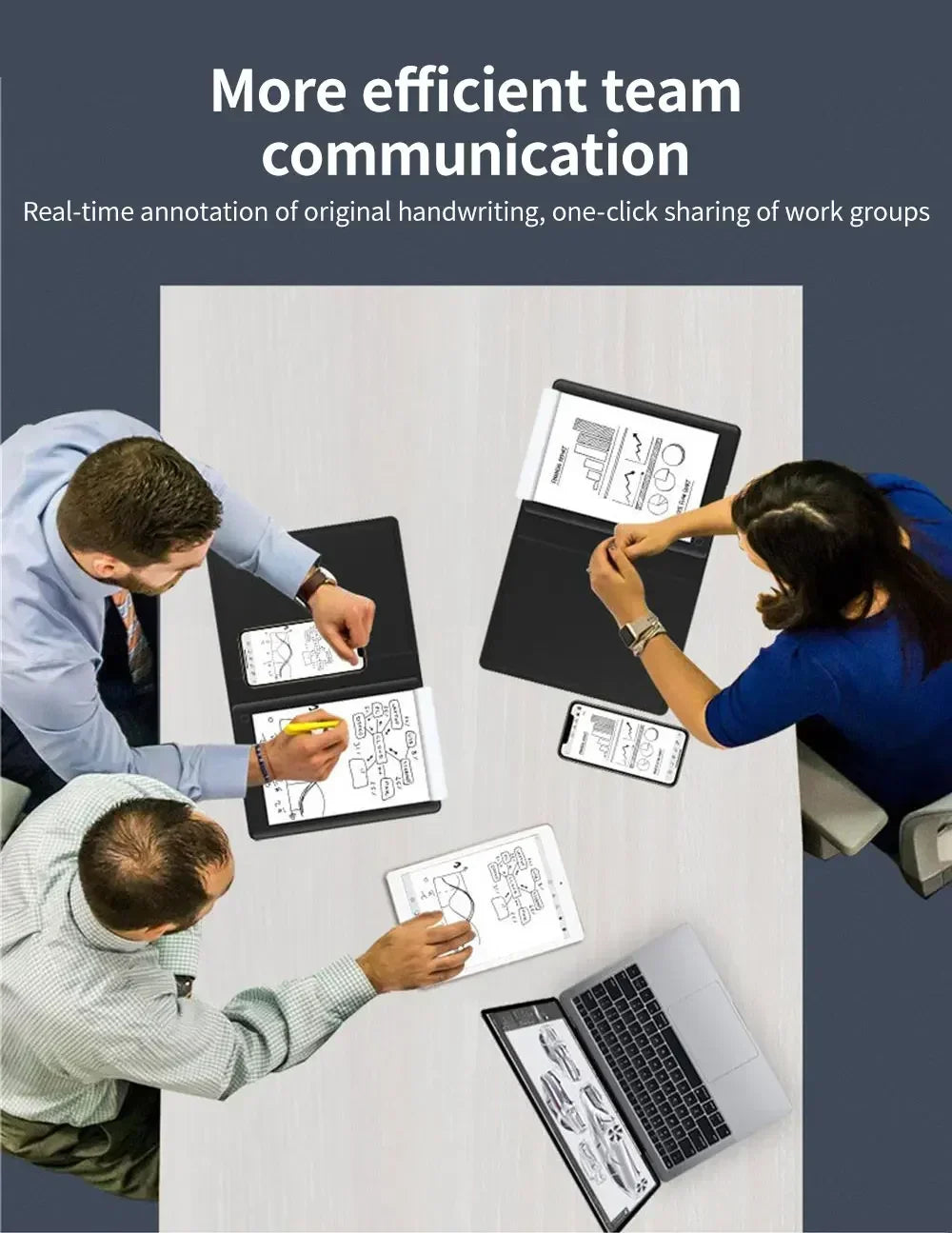 10 inch Smart Digital Board Graffiti Painting Pad Board Art Work Office Creative Smart  Bluetooth Notebook Writing Board