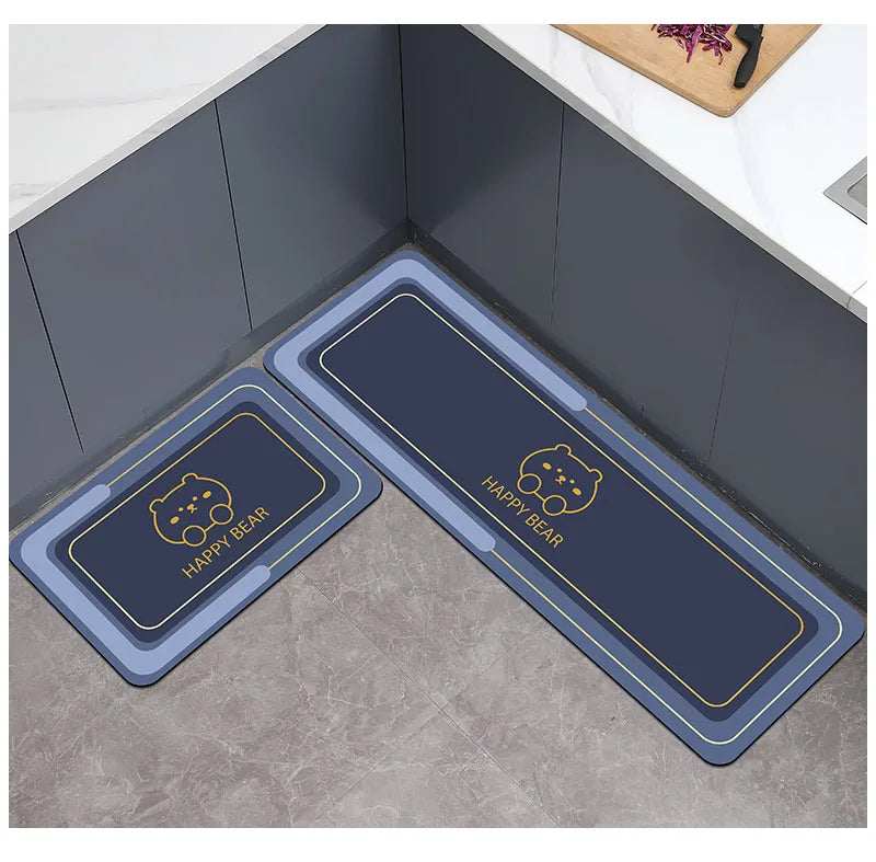 VIKAMA Diatomite Rugs Carpet For Bath Rugs For Kitchen Kitchen Floor Mat Rugs For Bathroom Diatomite Mat Kitchen Mat