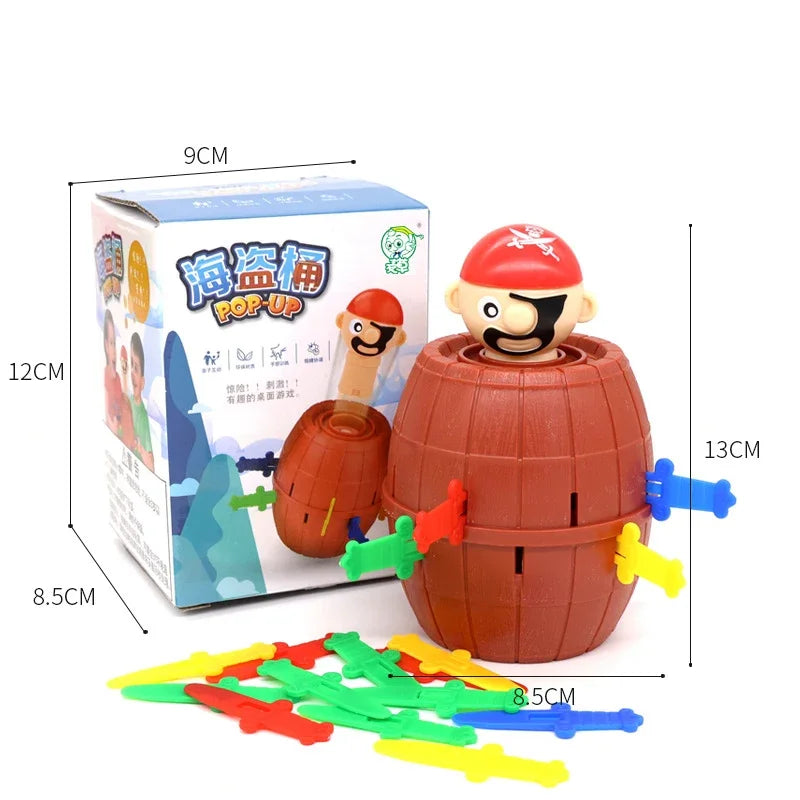 Newest Fun Pirate Barrel Toy Sword Jump Pirate Game Board Children Halloween Toy Parent-child Interactive Toy Boy Gifts