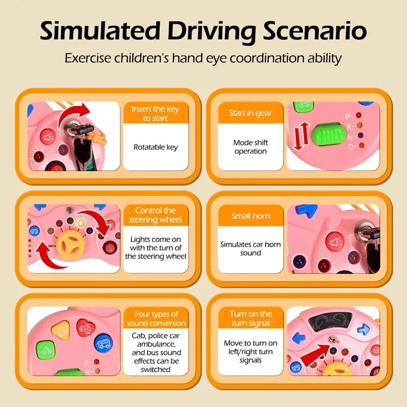 Montessori Busy Board Toys for Toddlers Gifts for 3 Year Old Baby Boys Girls Educational Learning Toys Toddler Travel Toys