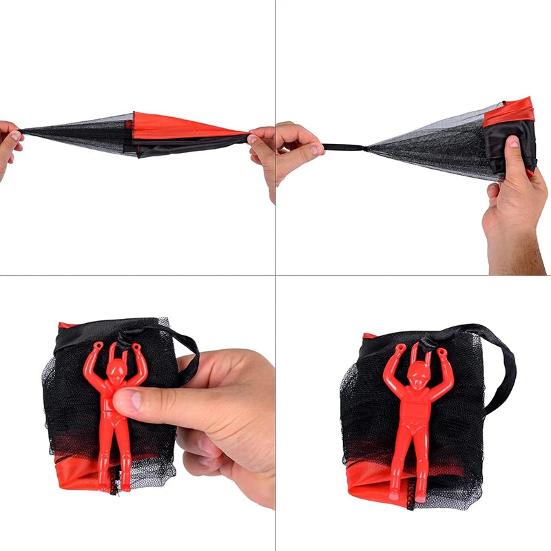 Parachute Toys for Kids Tangle Free Outdoor Flying Parachute Men Outside Toys Easter Basket Stuffers Idea Unique Boy Girl Gift