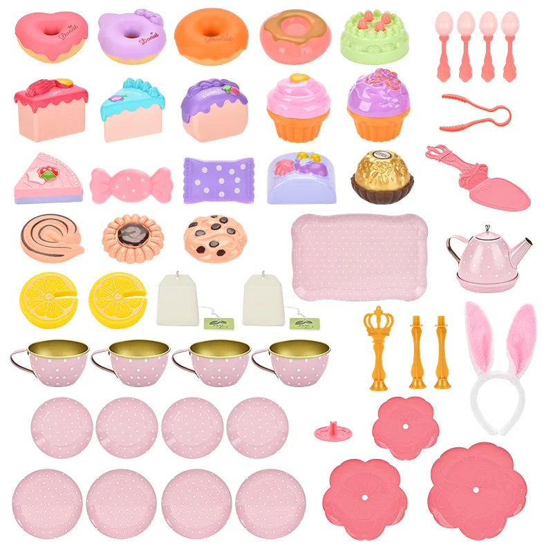 children's family toys afternoon tea desserts cakes simulation toys girl gift sets