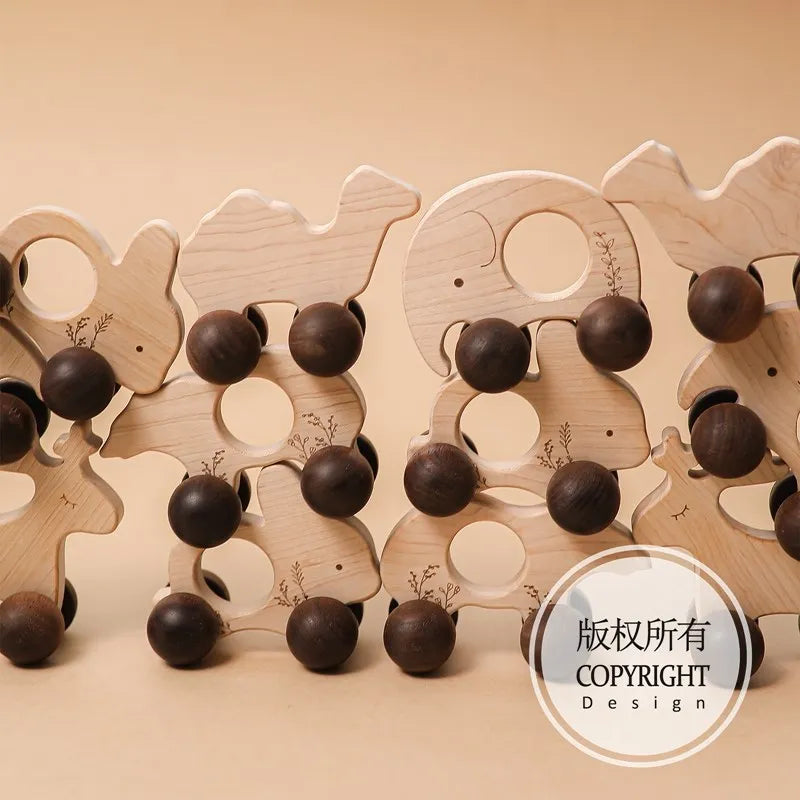 Wooden Cars Toys Maple Diy Crafts for Students Home Activities Montessori Grasping Teething Toy Newborn Birthday Gift Wood Block