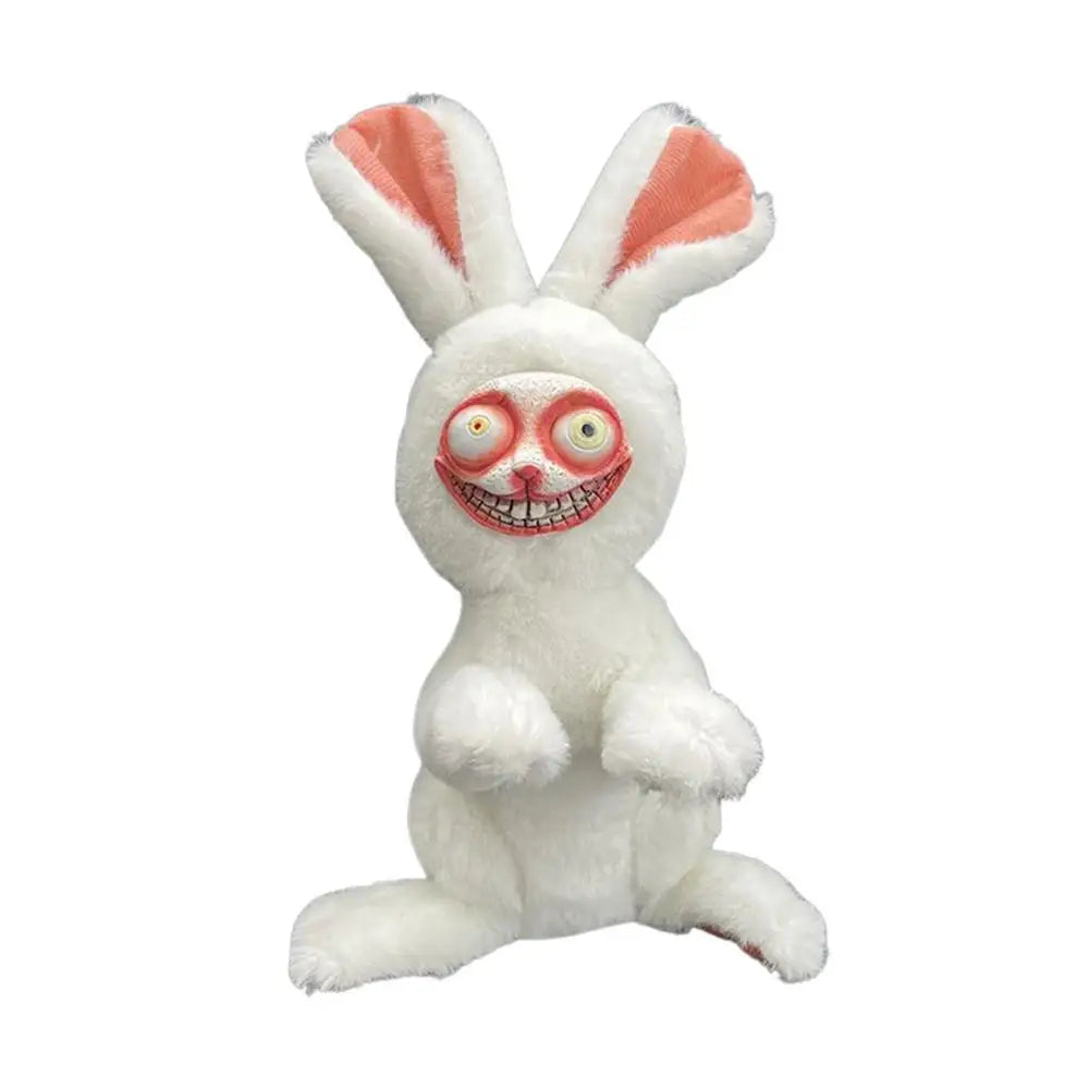 Halloween Bunny Plush Toy Gothic Home Decor Stuffed Animal Scary Rabbit Horror Doll Kids Toys Birthday Gift Popular Toys 2023