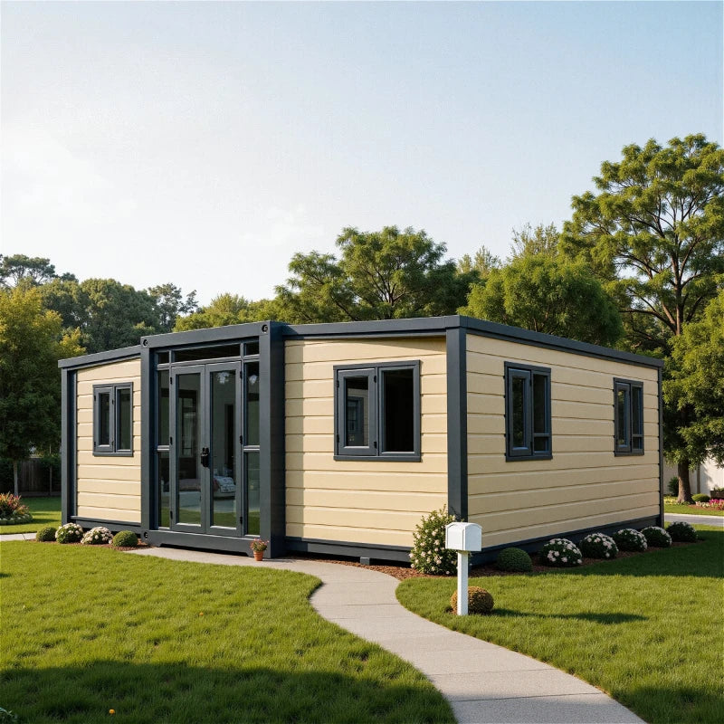 Expandable Prefab Container Home — Foldable Steel Modular House
