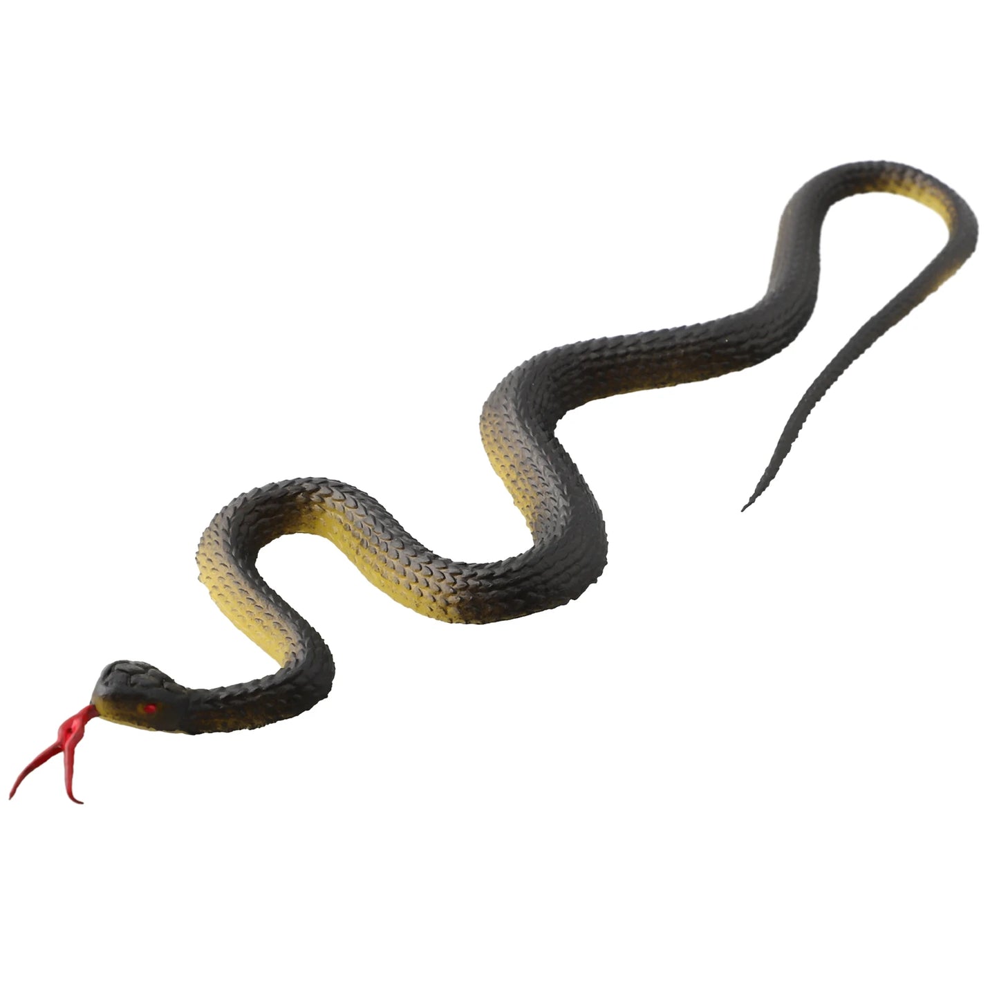 1pcs Rubber  Fake Snake 45cm Realistic Fake Snake Prank Trick North US Green Anaconda Scary Halloween Party Accessories
