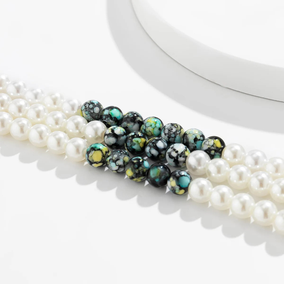 Gothic Blood Drop Fringe Necklace Choker Multi-colored Pearls Beaded Charm Fashion Halloween Party Jewelry Vampire Gifts for Her