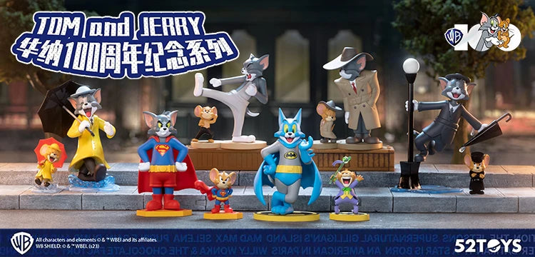 52toys New Product Tom And Jerry Mental State Tasting Blind Box Office Desktop Decoration Model Birthday Gift Children'S Gift