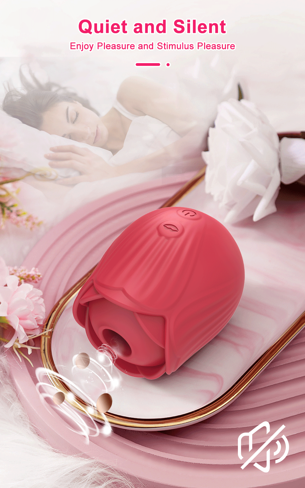 Rose-Toys Vibrator Nipple Clitoris Sucker Stimulator Vibration Masturbation Tools Women Couple Sex Toys Vibrator 18 Adult Toys