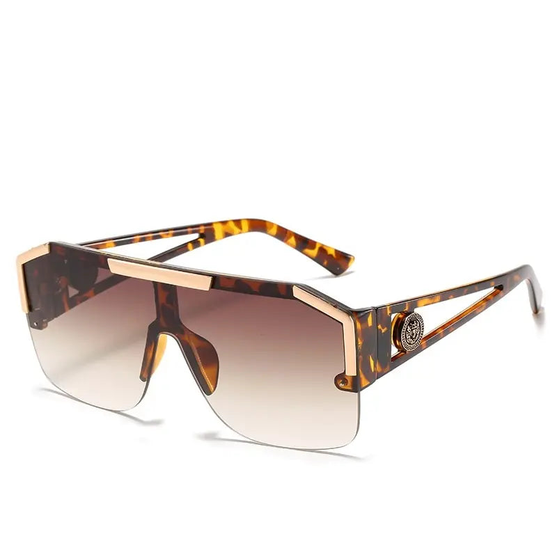 1/2PCS Men And Women Oversized Square Fashion Sunglasses Sports Driving Glasses Gradient Colored Sunglasses Uv400 2023