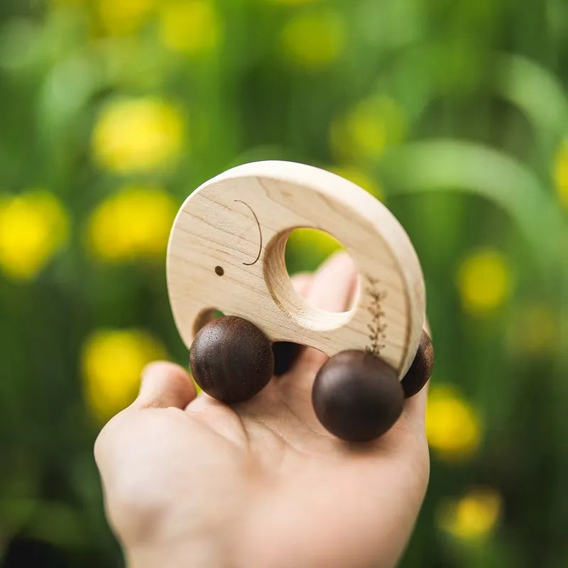 Wooden Cars Toys Maple Diy Crafts for Students Home Activities Montessori Grasping Teething Toy Newborn Birthday Gift Wood Block