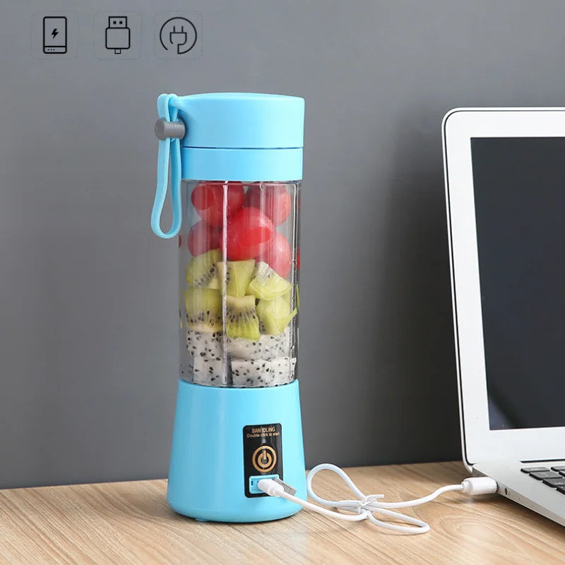 Electric Juicer Mini Portable Blender Fruit Mixers Fruit Extractors Multifunction Juice Maker Machine Blender Smoothies Mixer