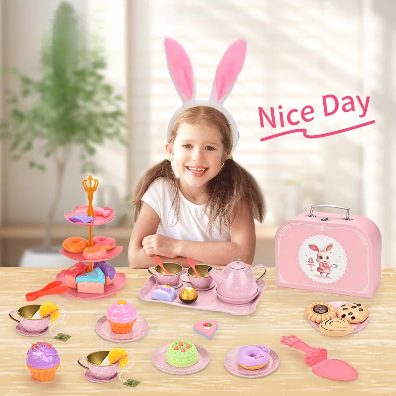 children's family toys afternoon tea desserts cakes simulation toys girl gift sets