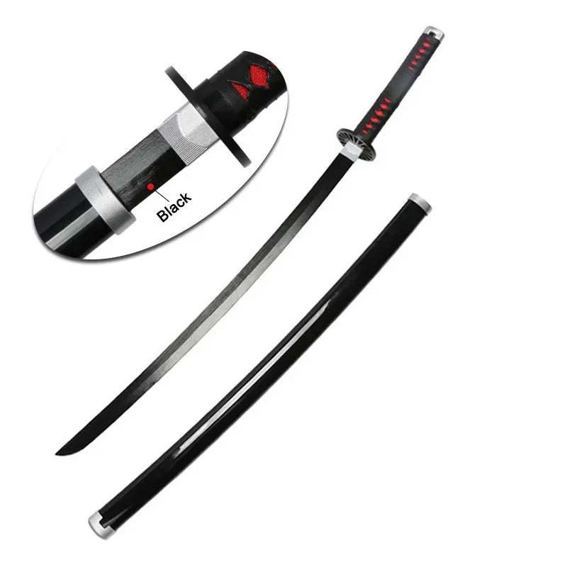80cm Demon Slayer Katana Sanemi Kyoujurou Anime Toy Sword Role-playing Weapons Halloween Gifts Original Pattern 1:1 Restoration