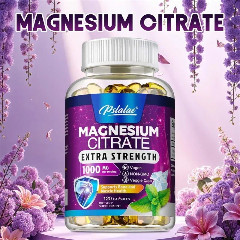 Magnesium Citrate - Supports Digestive Health, Muscle, Nerve, Bone and Heart Health