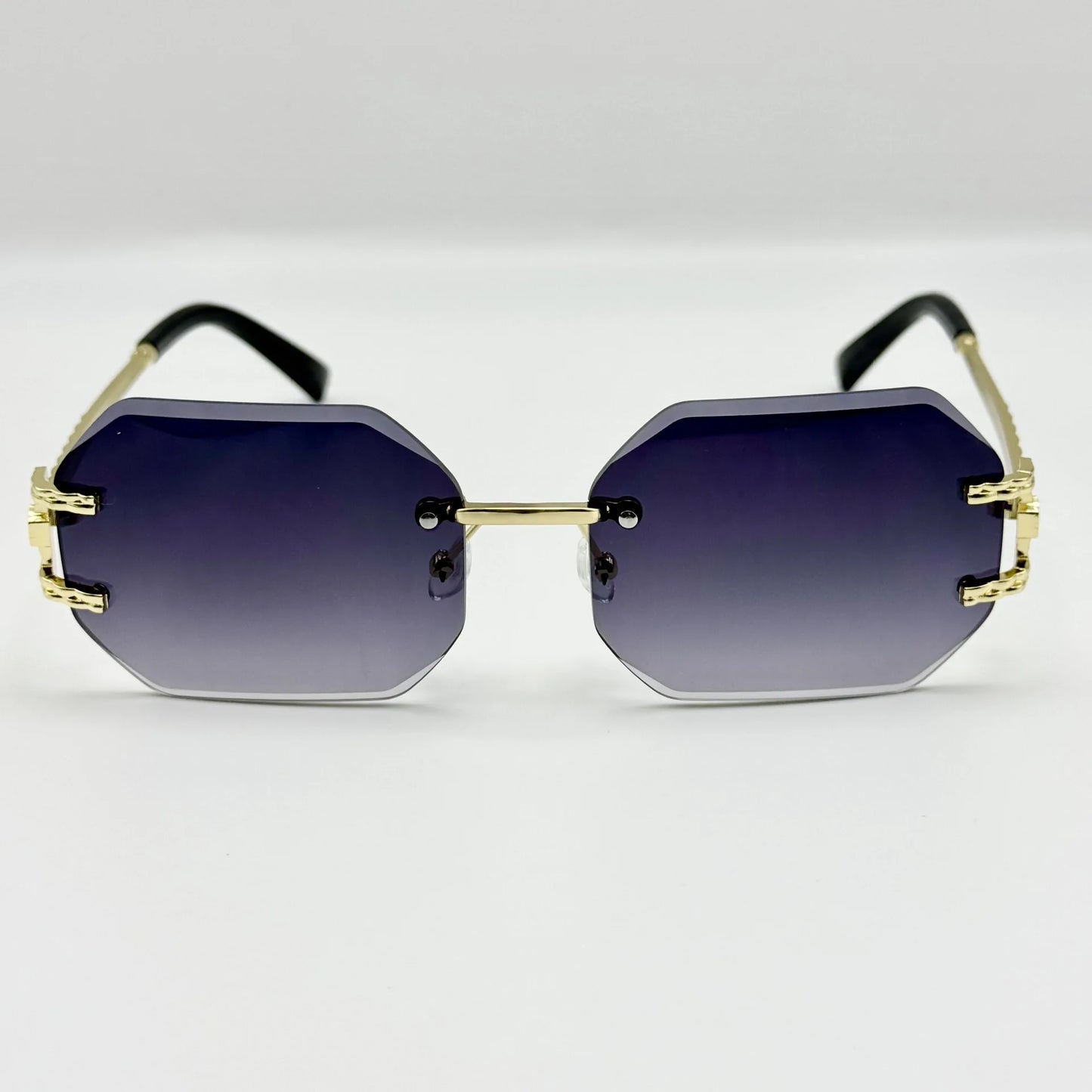 New in Rimless Sunglasses Women 2025 Trendy Fashion Glasses Sunscreen Shades Luxe Femme Lentes De Sol Mujer Lunette Soleil Femme