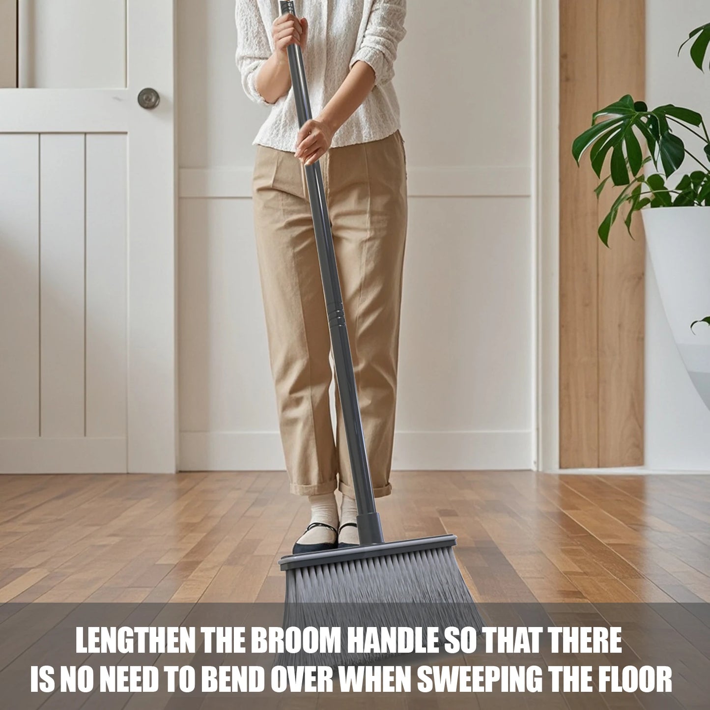 Household Broom and Dustpan Set - Combination Sweeping Tool with Long Handle Household cleaning tools