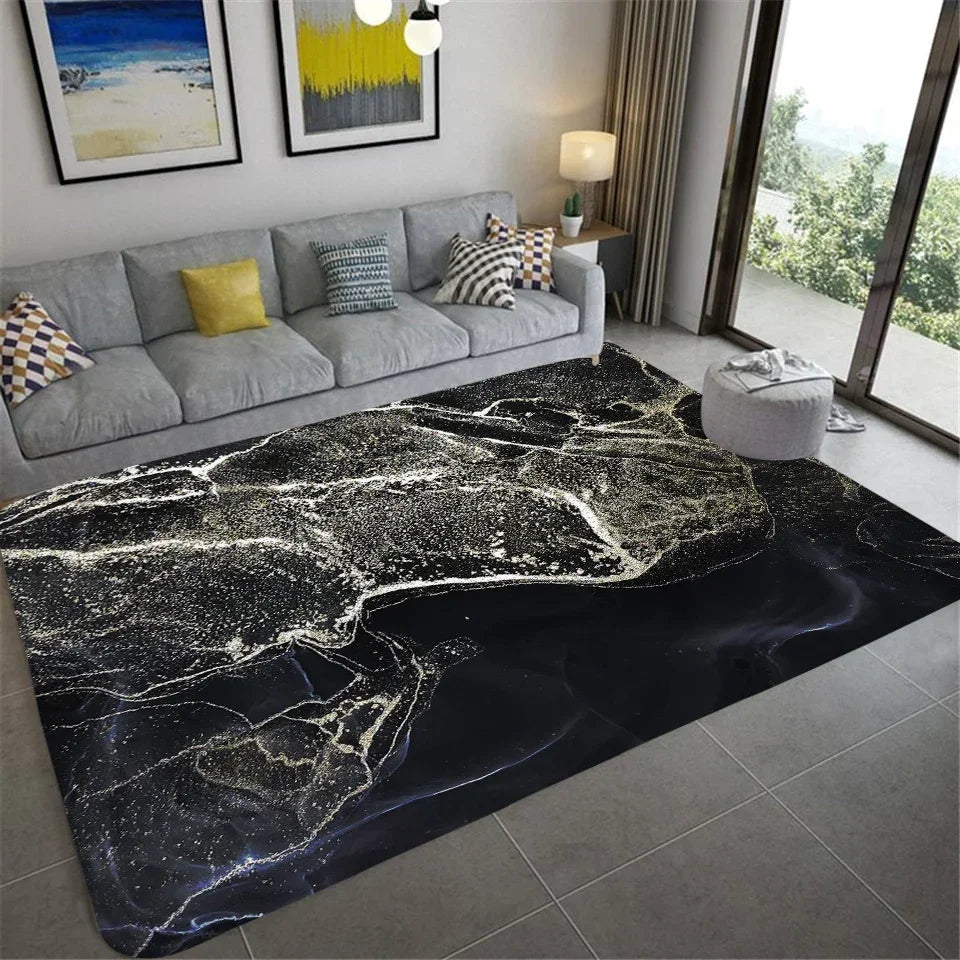 Home Mats Marble Carpets Living Room Bedroom Entrance Doormat Floor Mats Carpets Anti-Slip Mat Rugs Balcony Rug Bedroom Decor