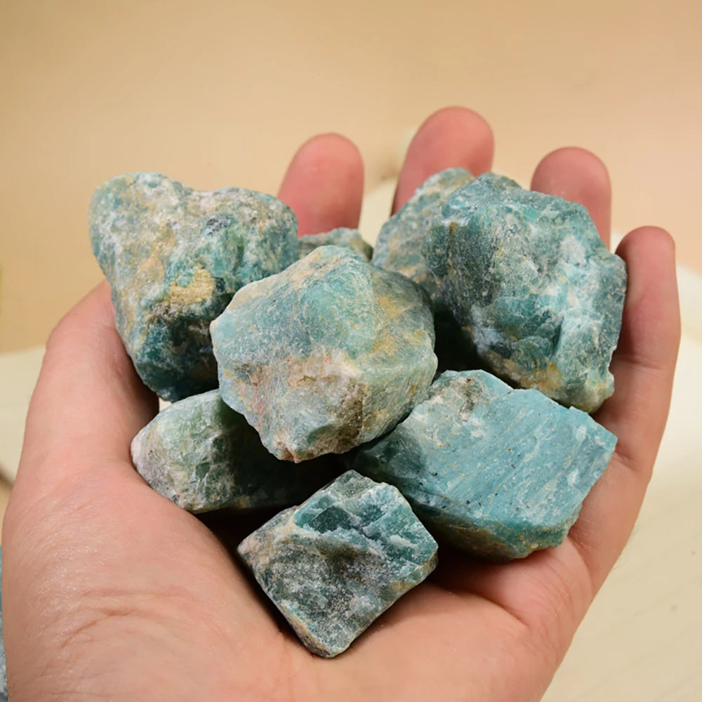 Raw Stone Crystal Set 1.6-2.4" Natural Rock Minerals Specimens Collection Decorative Amethyst Aroma Diffuser Stone