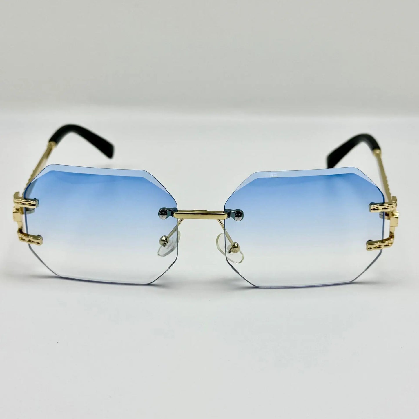 New in Rimless Sunglasses Women 2025 Trendy Fashion Glasses Sunscreen Shades Luxe Femme Lentes De Sol Mujer Lunette Soleil Femme