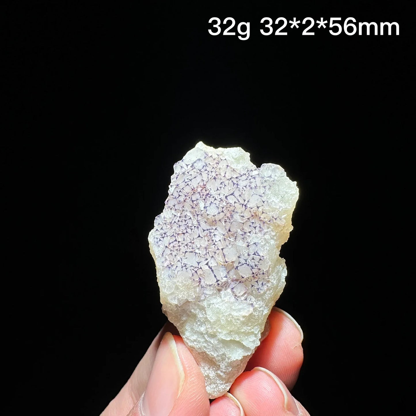 Natural Purple edge fluorite mineral specimen healing crystal gem collection Mineral Quartz Rock Healing Stone Home Decor