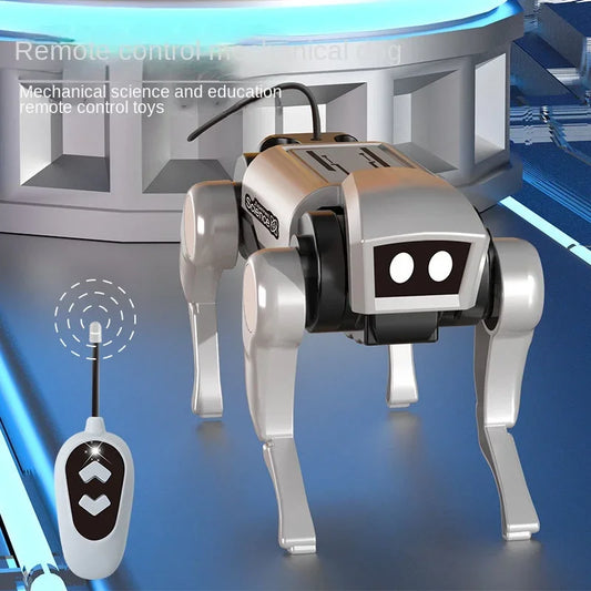 Remote-Control Robot Pet Model | Gray, Ages 14+