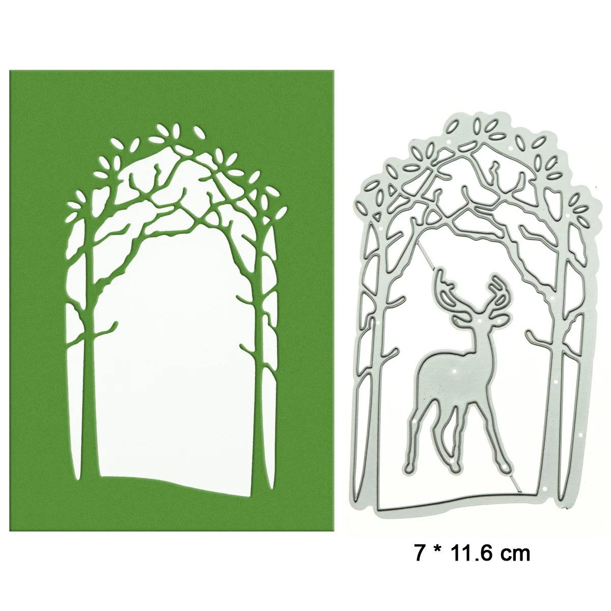 Layered Tree Forest Path Entrance Metal Cutting Die Scrapbooking Card Cover Scrapbooking Paper Art Work Decorating Punch Stencil