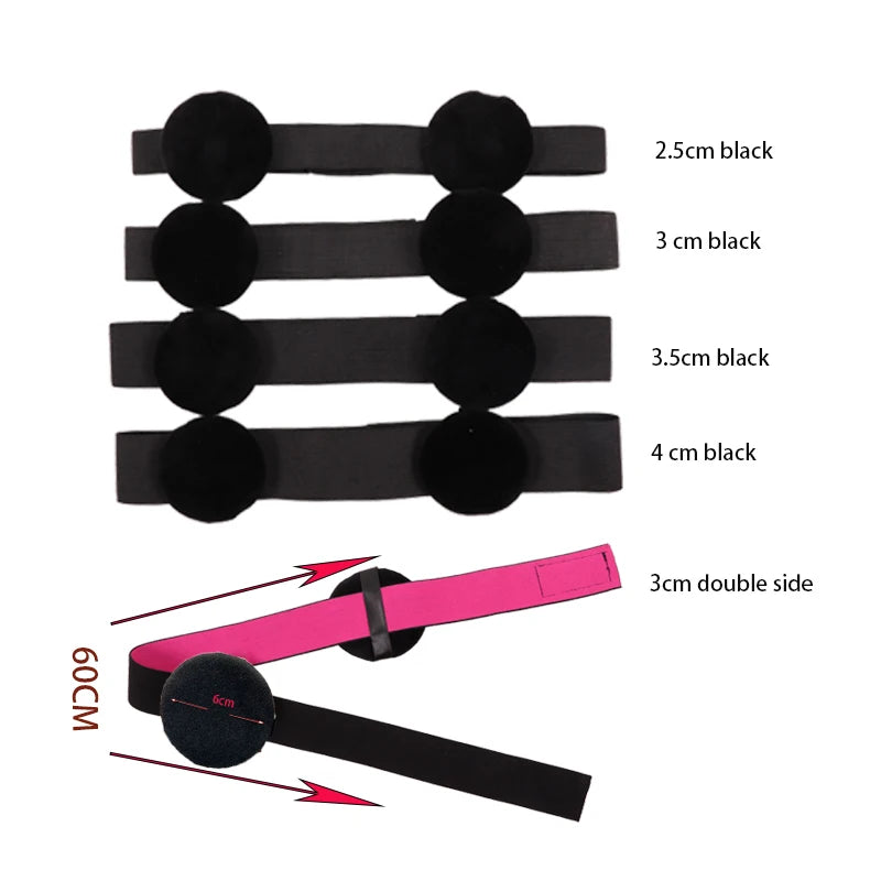 1Pcs Edge Melt Band For Lace Wigs With Ear Puff  Adjustable Elastic Headband With Ear Protector Wig Band With Ear Covers Purple