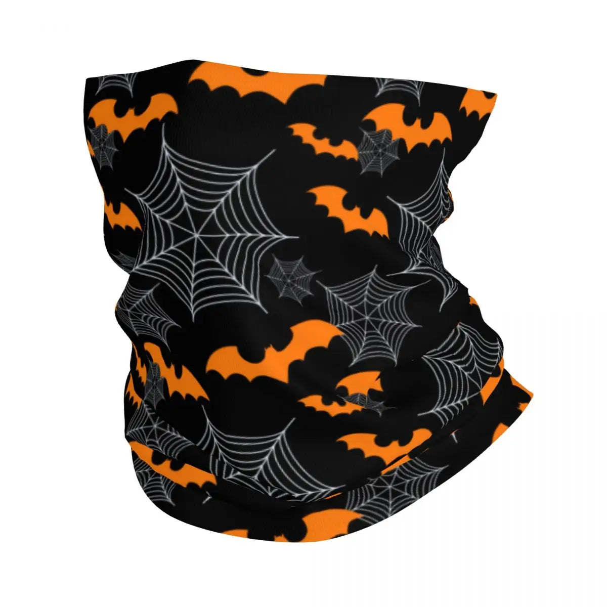 Custom Halloween Vampire Bats Winter Headband Neck Warmer Women Men Hiking Running Tube Scarf Face Bandana Gaiter